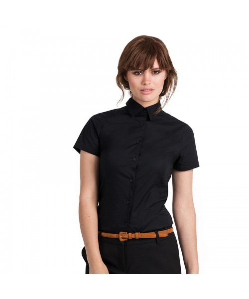 Plain SSL /women Black tie B&C 135 GSM